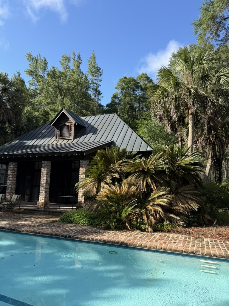 Broadfield cottage, part of the Sea Island hunting lodge.